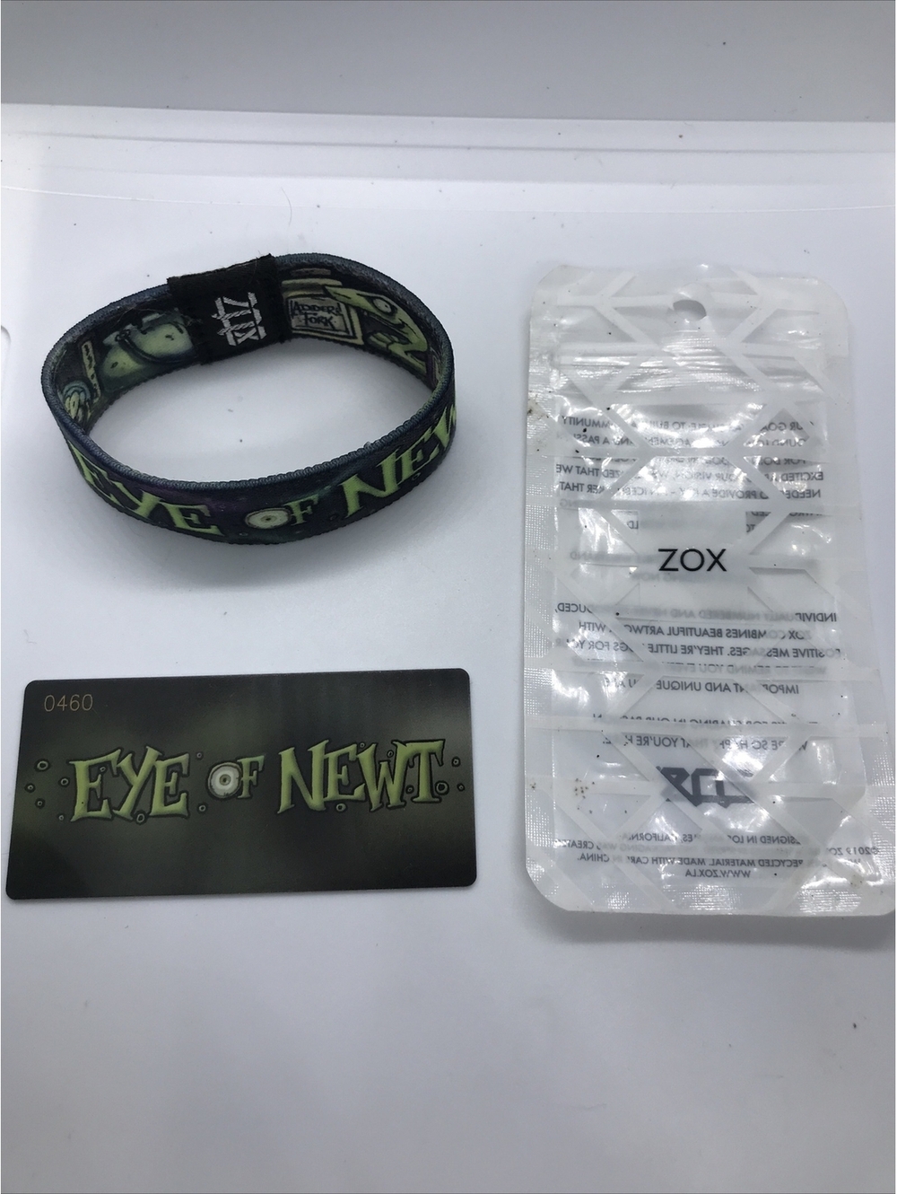 🎃 ZOX 2018 LE Halloween Pack Eye OF Newt Strap Band Wristband #0460 Free Ship
